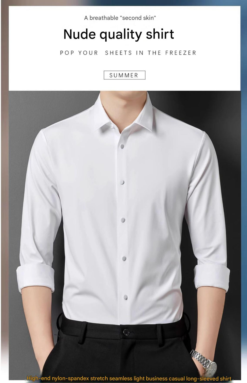High-Stretch Non-Iron Shirt