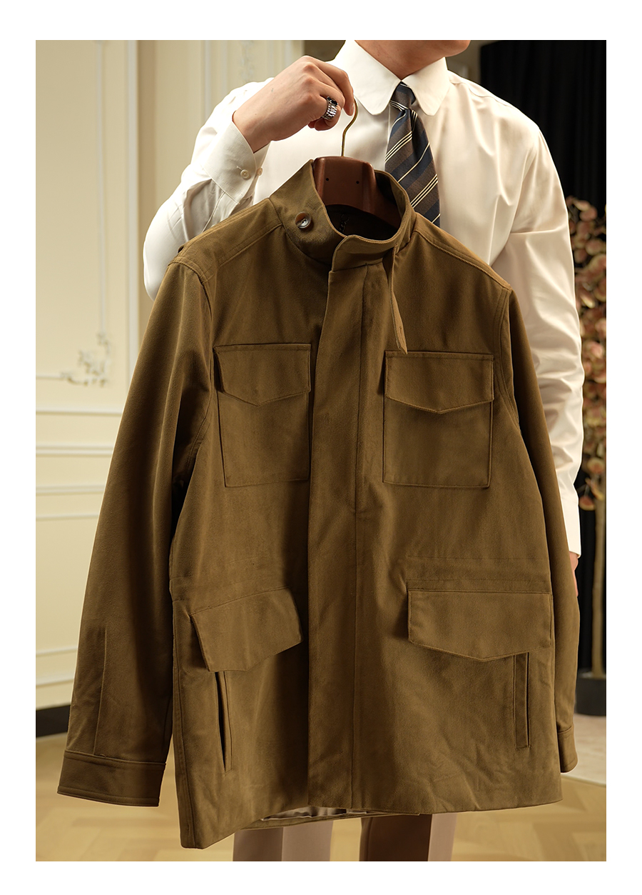 MONSEN Suitory Corduroy Field Jacket | M65-Inspired in Performance Blend product image