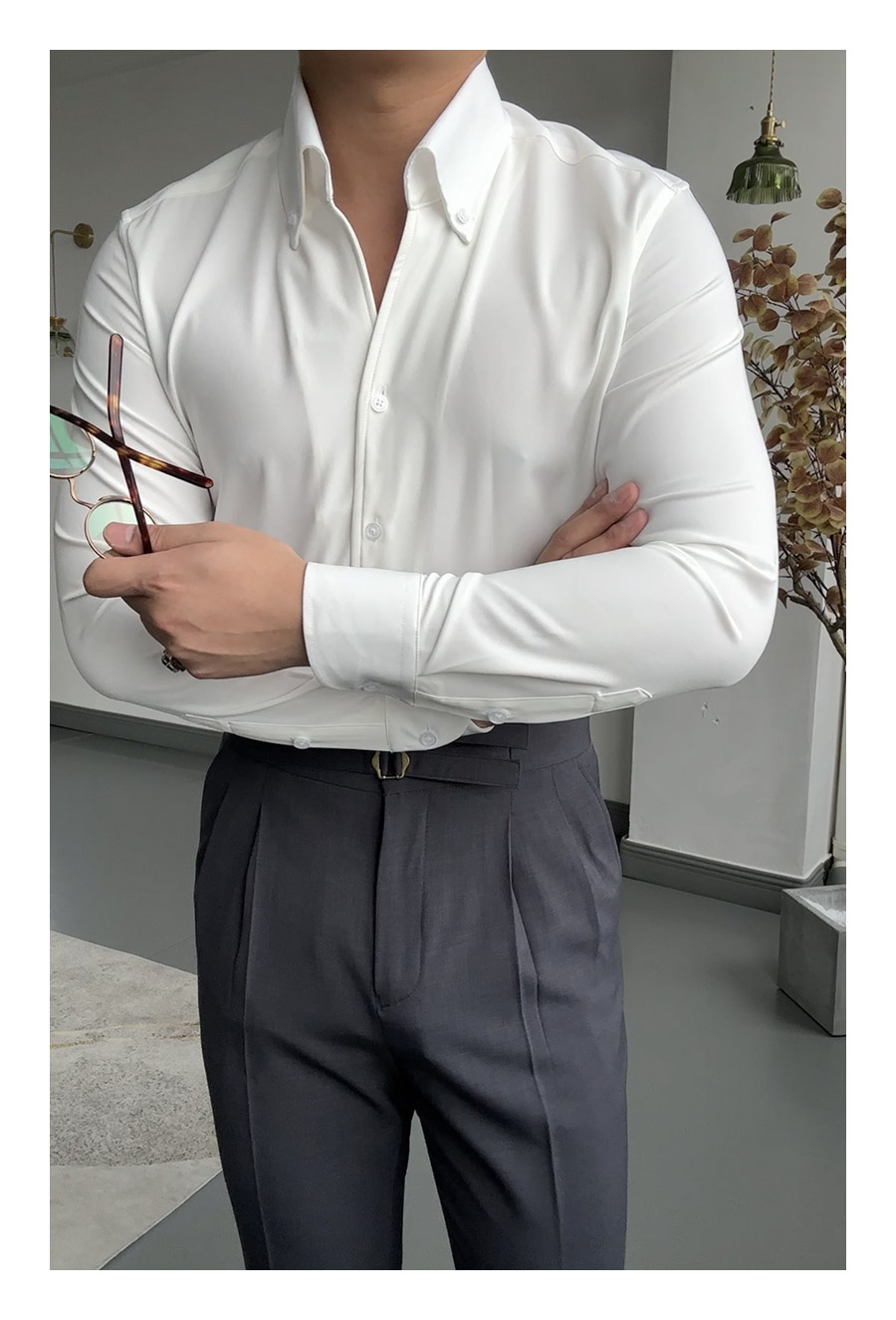 MONSEN Suitory Slim, Easy-Care Shirt in Performance Blend product image