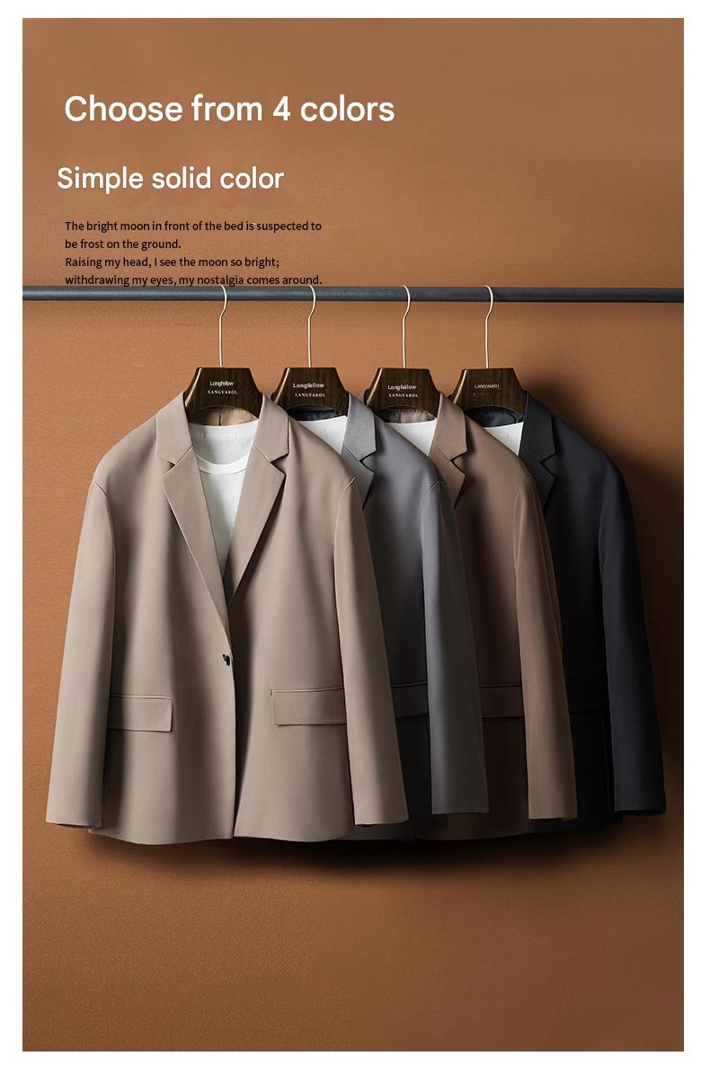 MONSEN Suitory High-Drape Relaxed Blazer in Performance Blend product image