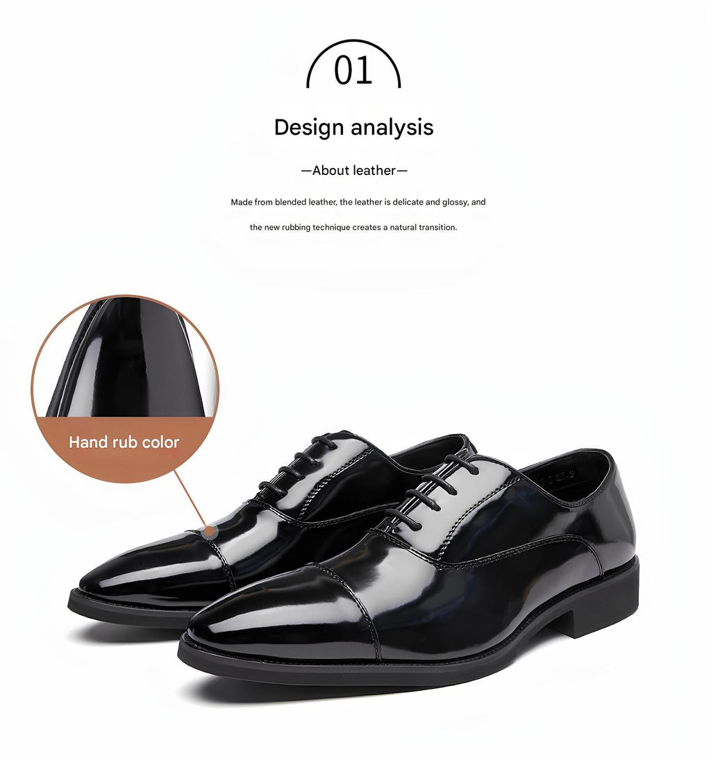 MONSEN Suitory Patent Oxford Shoes product image