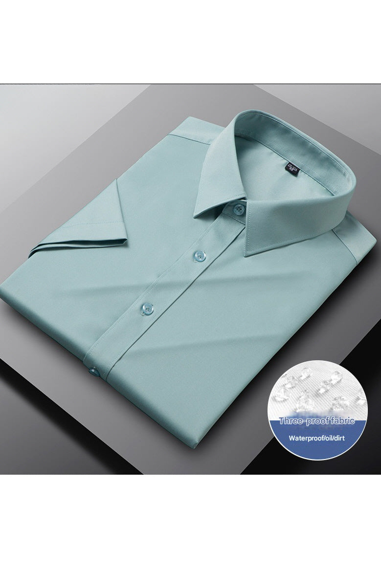 MONSEN Suitory Triple-Protection Water-Repellent Dress Shirt in Bamboo Blend product image