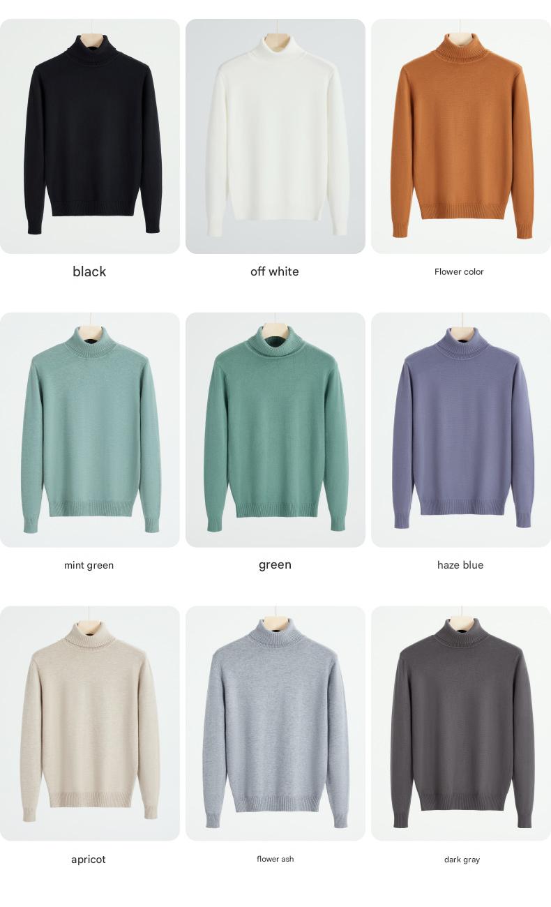 Slim Clean turtleneck sweater