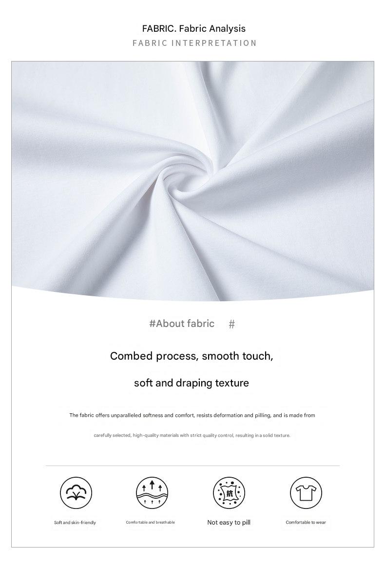 MONSEN Suitory Mid-Neck Long Sleeve T-Shirt in Cotton product image