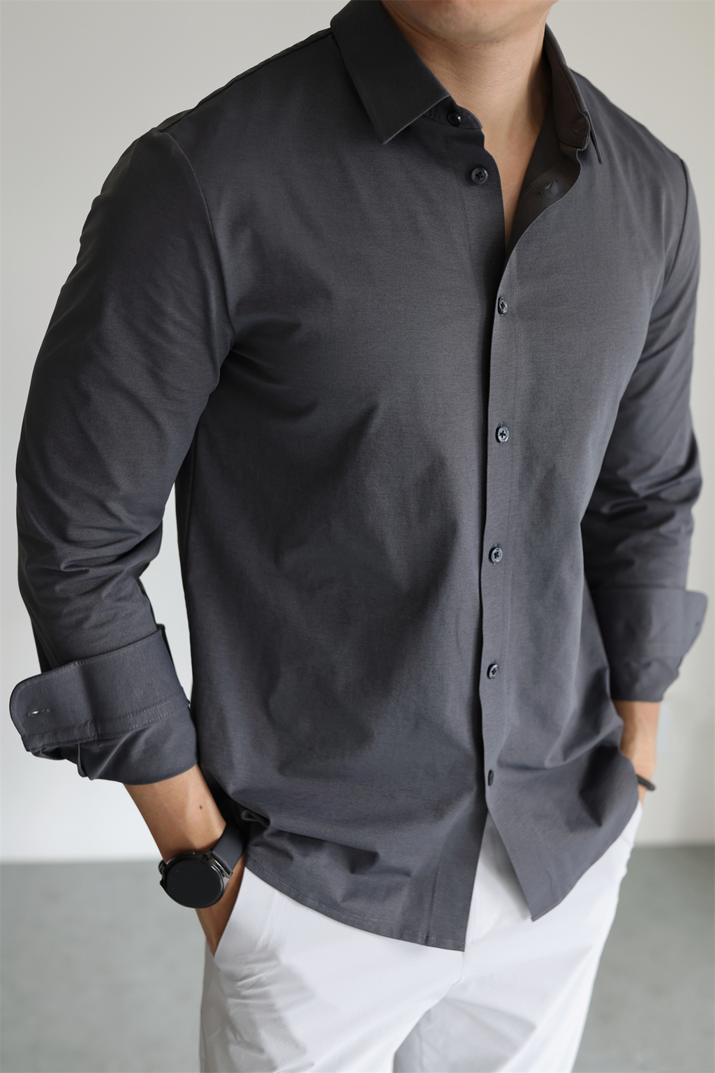 MONSEN Suitory Non-Iron Quick-Dry Shirt in Performance Blend product image