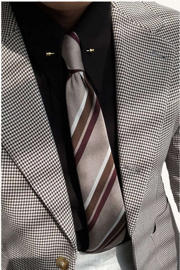 MONSEN Suitory Pure White Pinhole-Collar Dress Shirt in Performance Blend product image