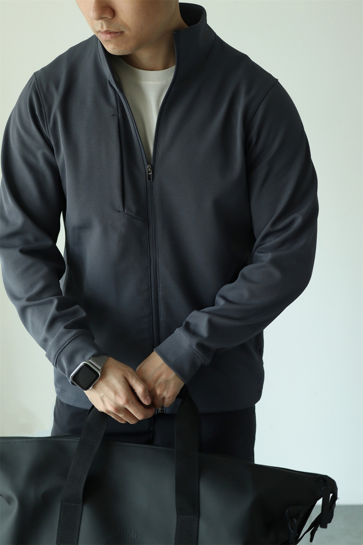 MONSEN Suitory 4-Way Stretch Stand-Collar Outerwear Jacket in Performance Blend product image