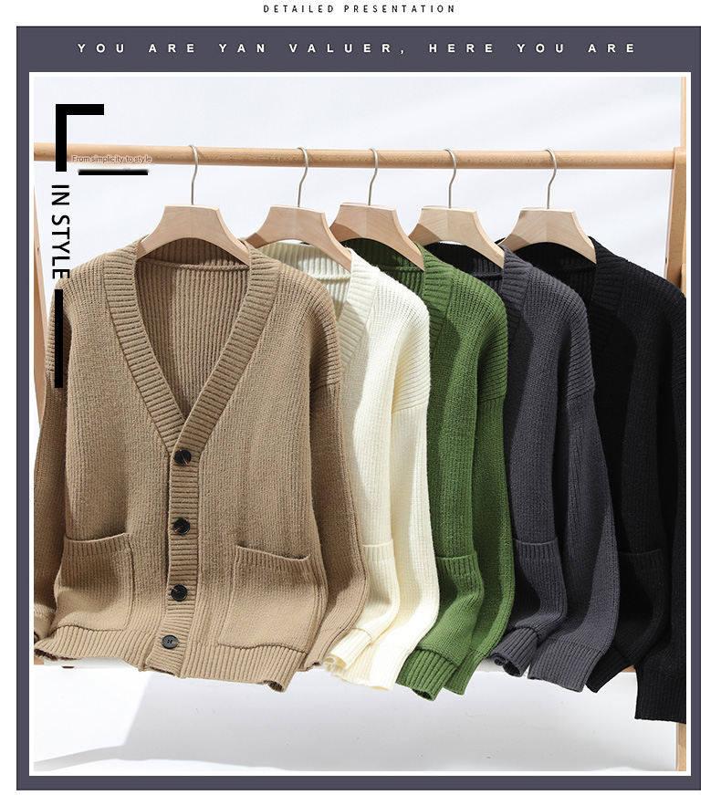 Lightweight V-Neck Knit Cardigan