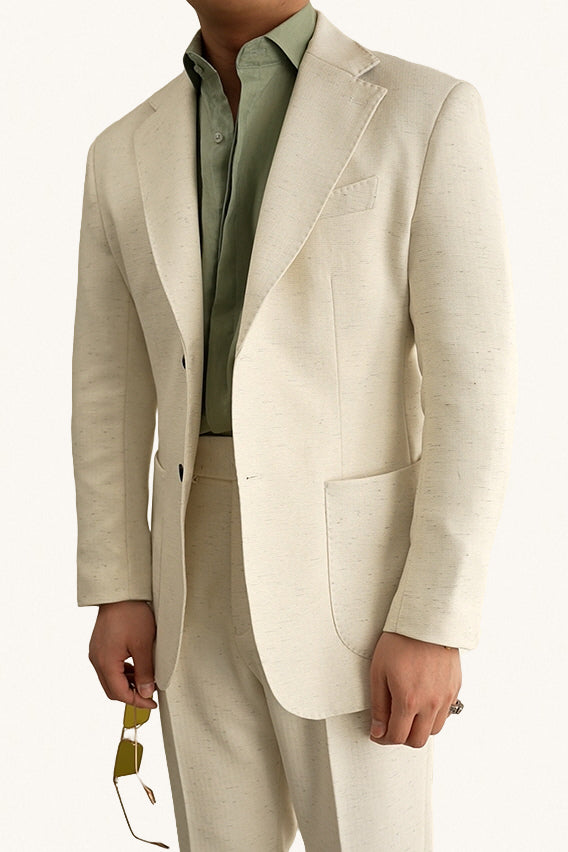 MONSEN Suitory Neapolitan Notch-Lapel Suit in Performance Blend product image