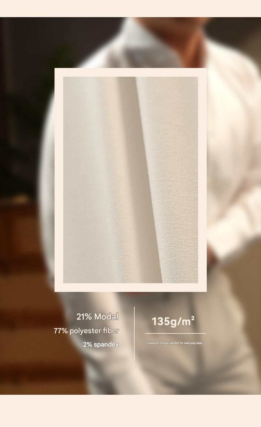 MONSEN Suitory Non-Iron One-Piece Collar Shirt in Performance Blend product image