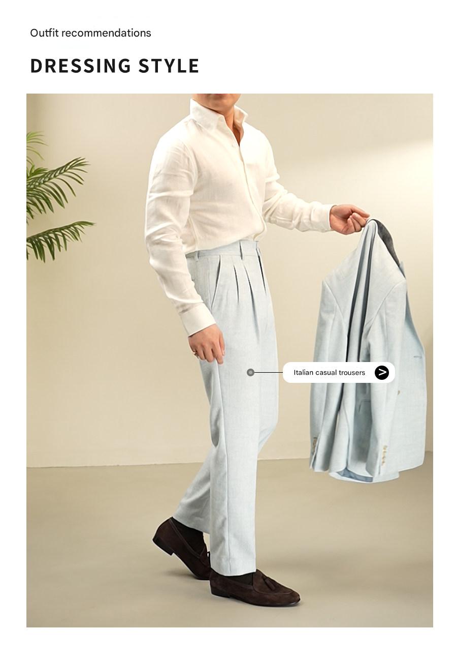 MONSEN Suitory One-Piece Collar Linen Shirt product image