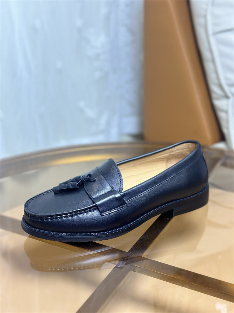 MONSEN Suitory Genuine Leather Tassel Loafers product image