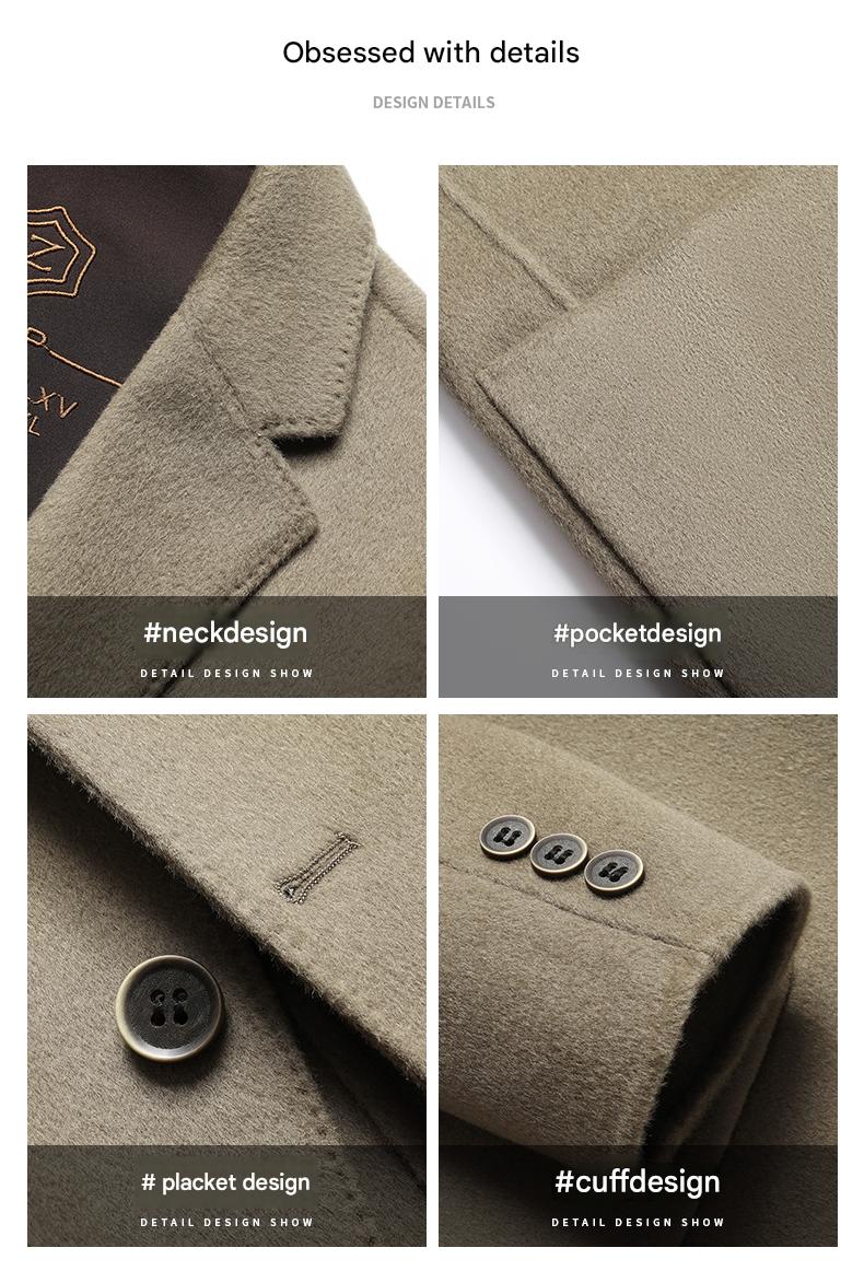 100% Wool Double-Faced Coat