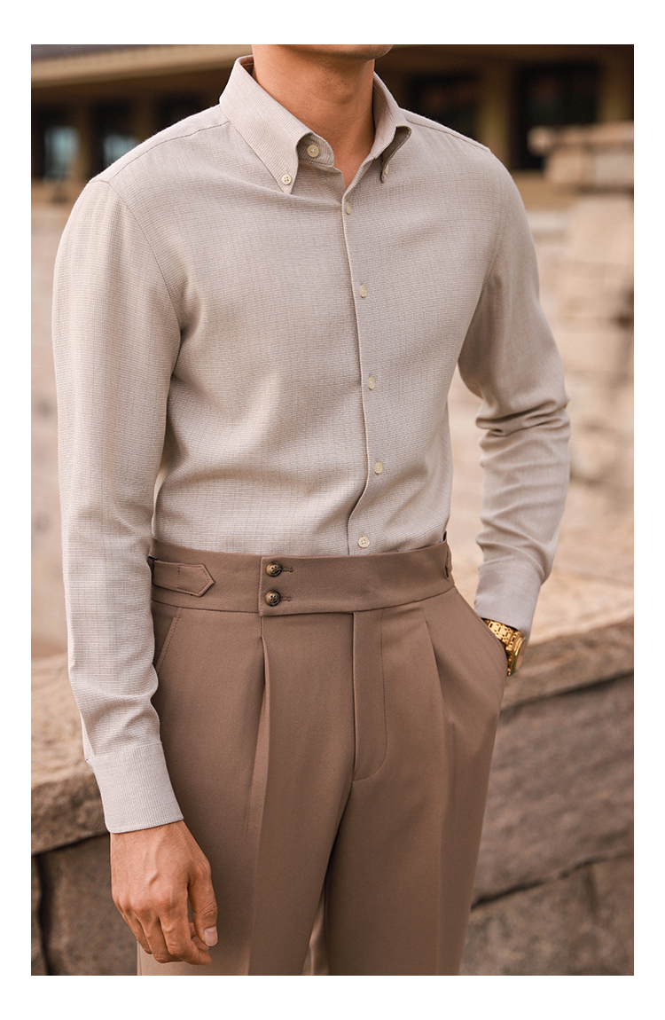 Stretch Micro-Check Shirt