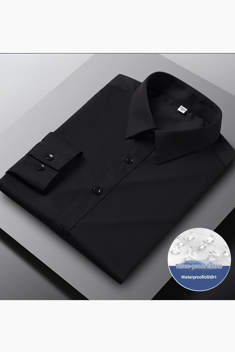 MONSEN Suitory Triple-Protection Water-Repellent Dress Shirt in Bamboo Blend product image