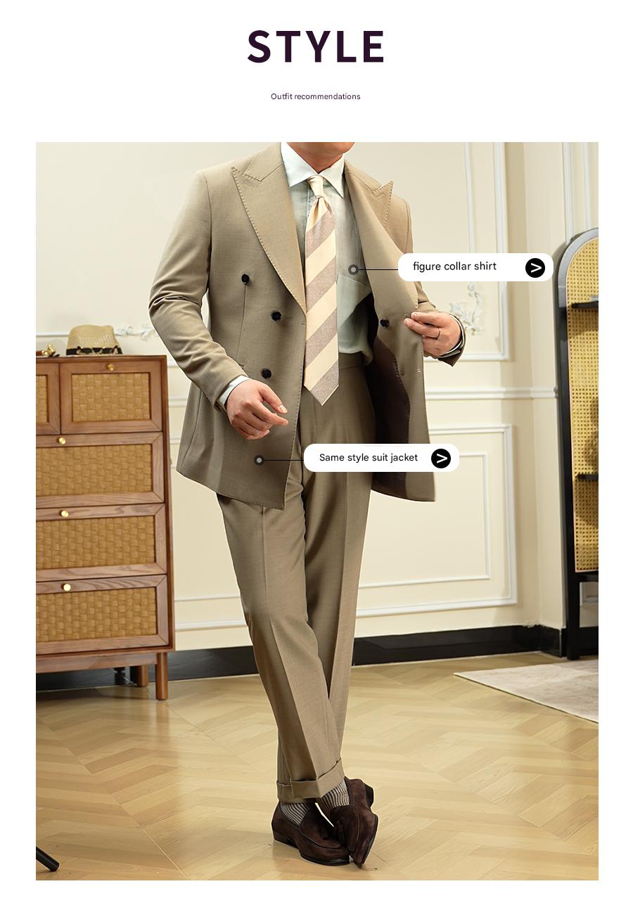 Double-Pleated Trousers