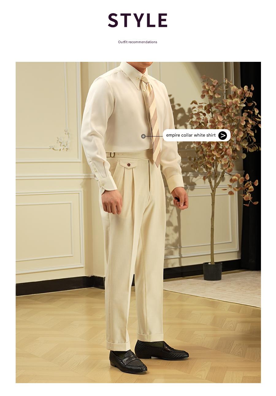 Gurkha Double-Pleat Trousers