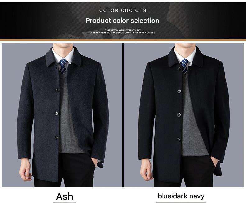 Mid-Length Wool Coat