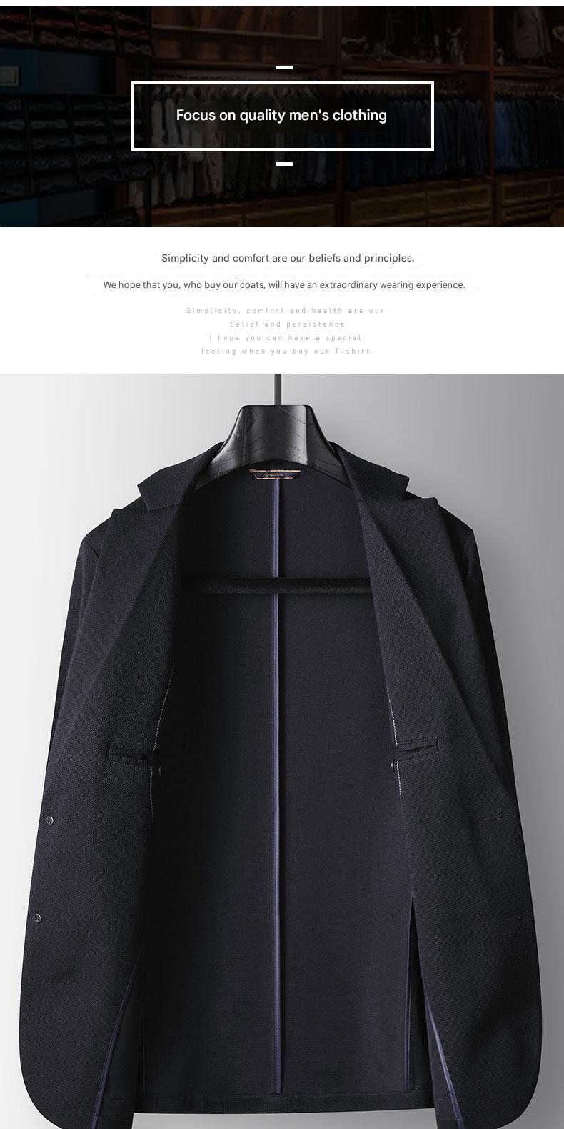 MONSEN Suitory Old-Money Inspired Wool Blazer product image