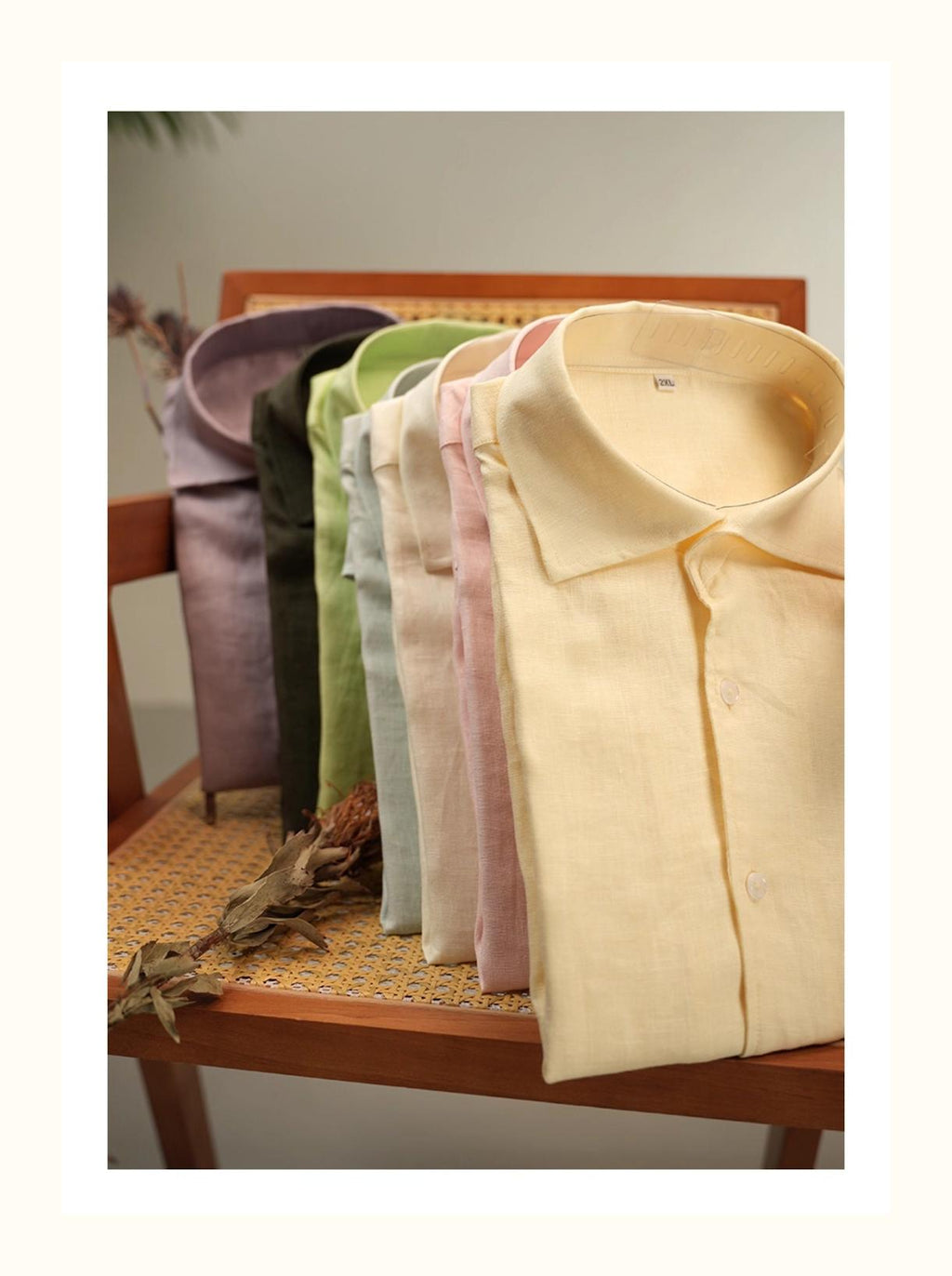 MONSEN Suitory 100% Linen Relaxed Shirt product image