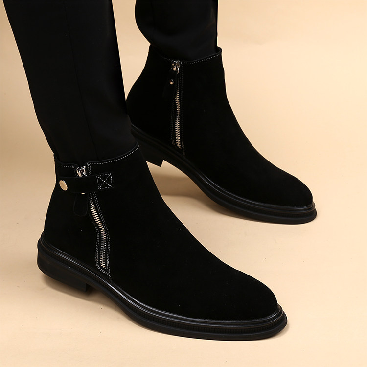Genuine Suede Martin Boots