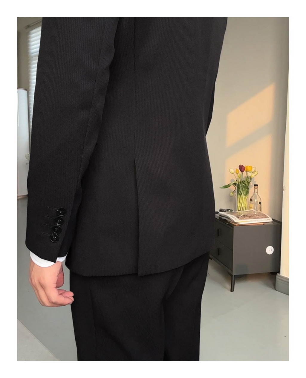 Double-Breasted Peak-Lapel Suit