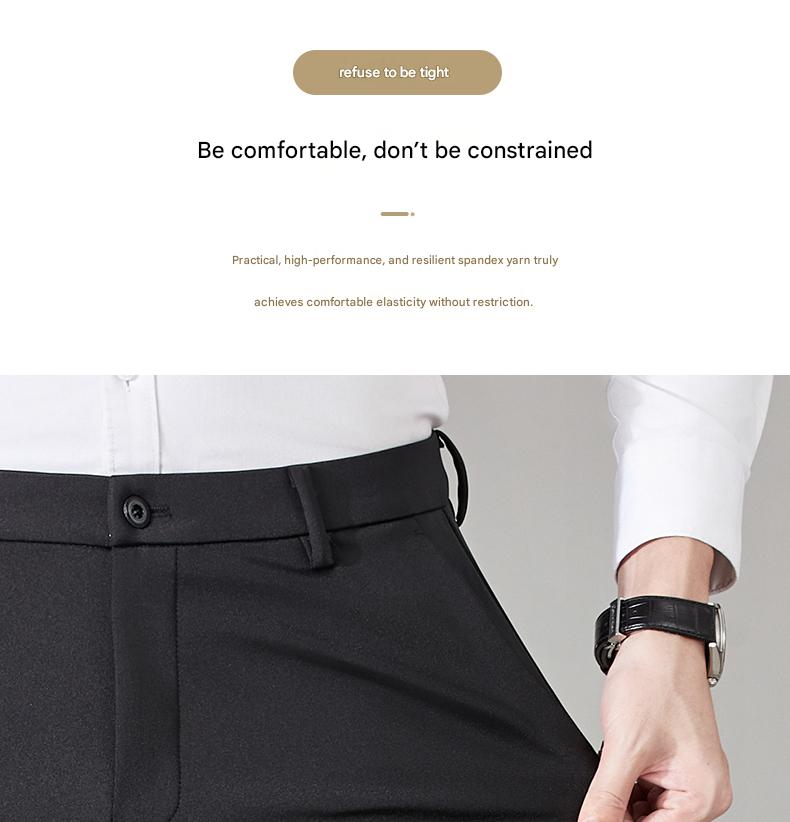 Free-Ironing Stretch Trousers