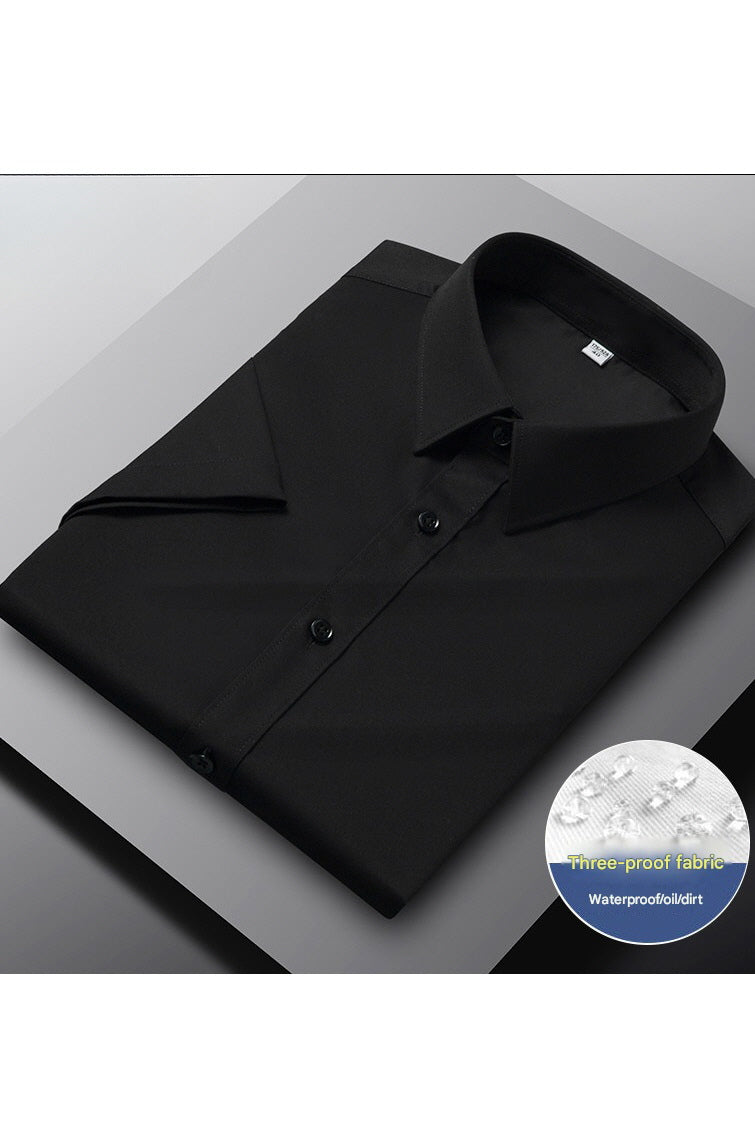 MONSEN Suitory Triple-Protection Water-Repellent Dress Shirt in Bamboo Blend product image