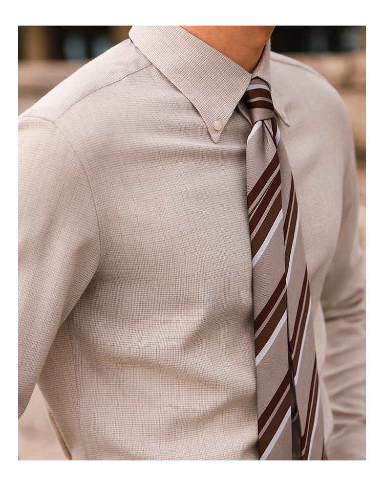 Stretch Micro-Check Shirt