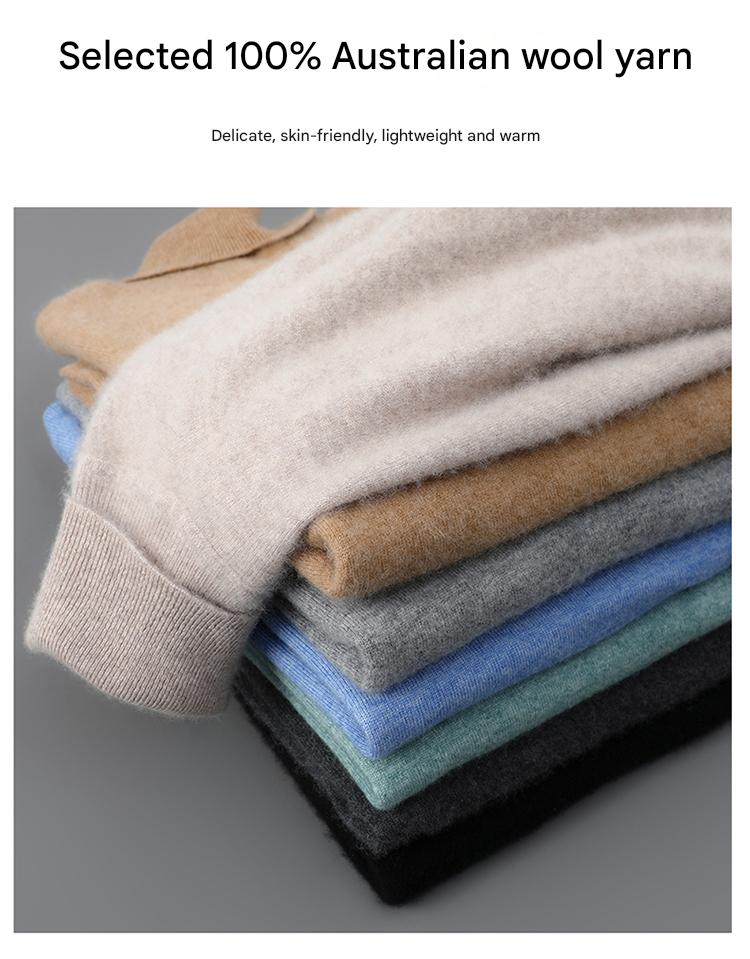100% Wool Thick Relaxed Knit