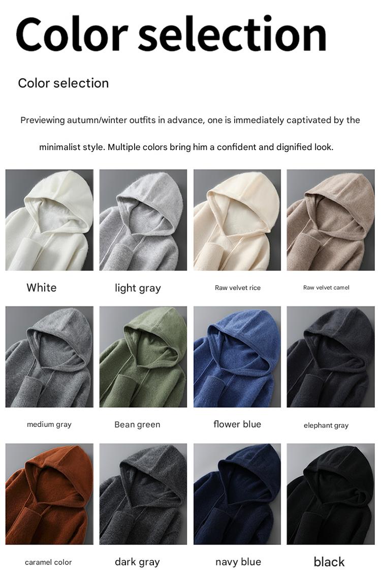 AW 100% Wool Knit Hoodie