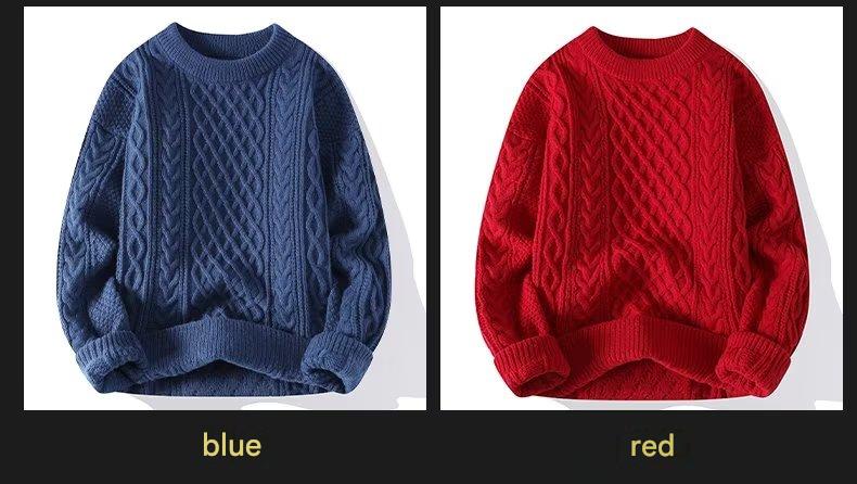 Cable-Knit Crewneck Sweater