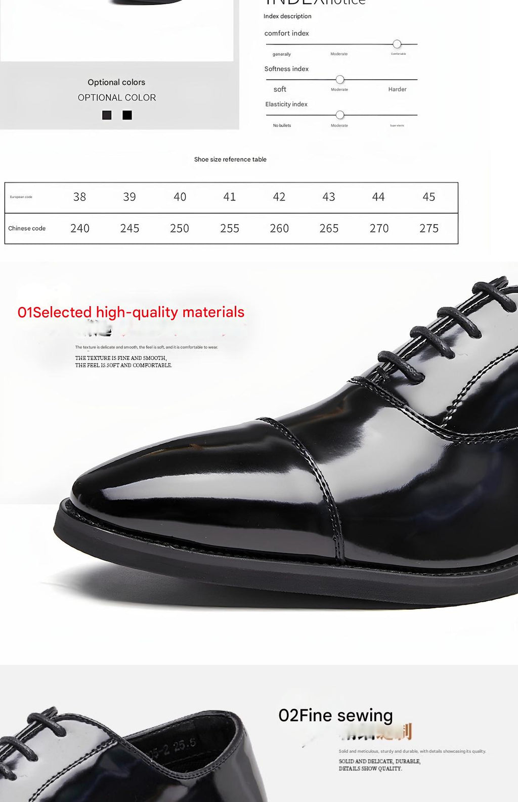 MONSEN Suitory Patent Oxford Shoes product image