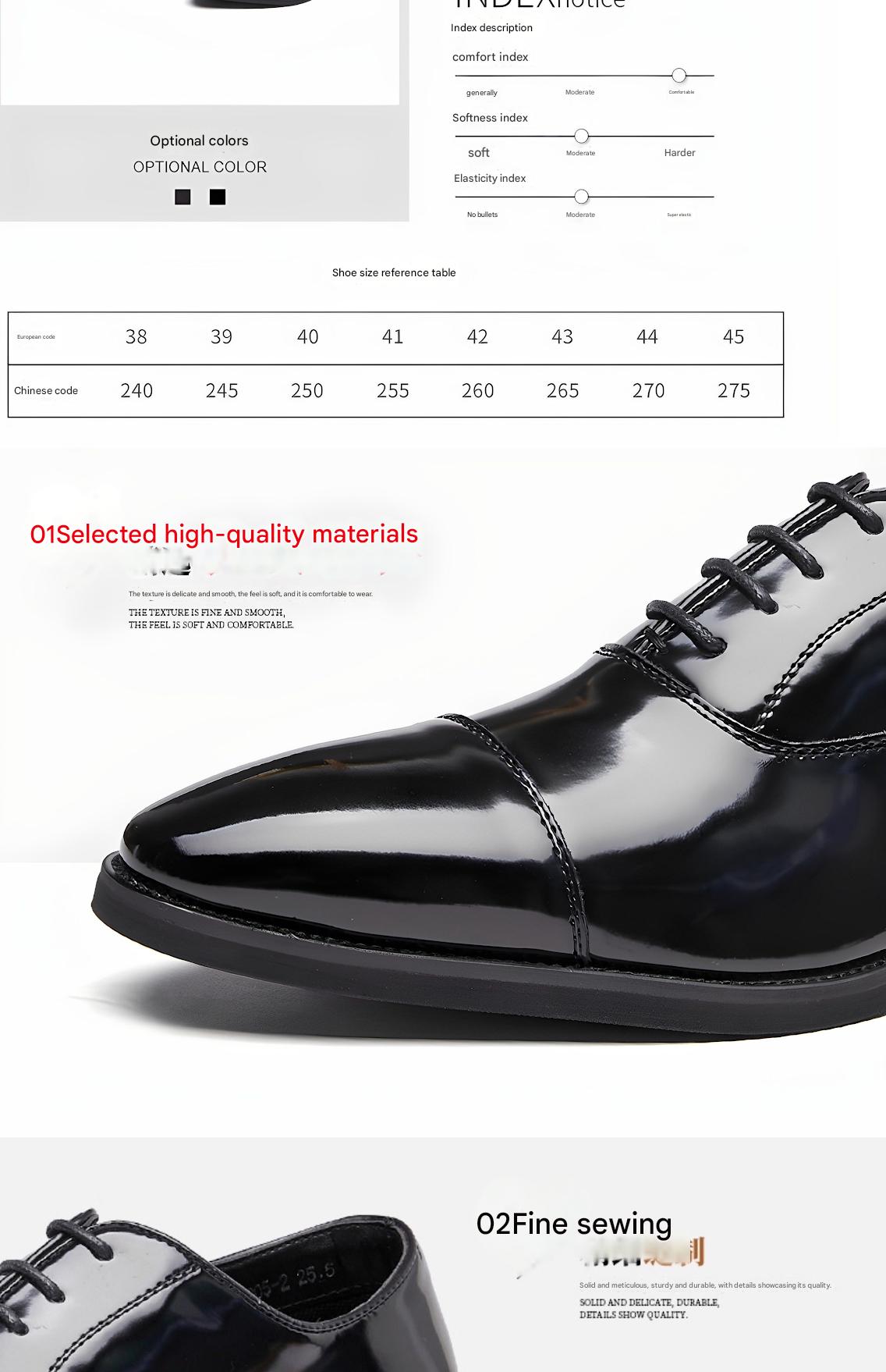 MONSEN Suitory Patent Oxford Shoes product image
