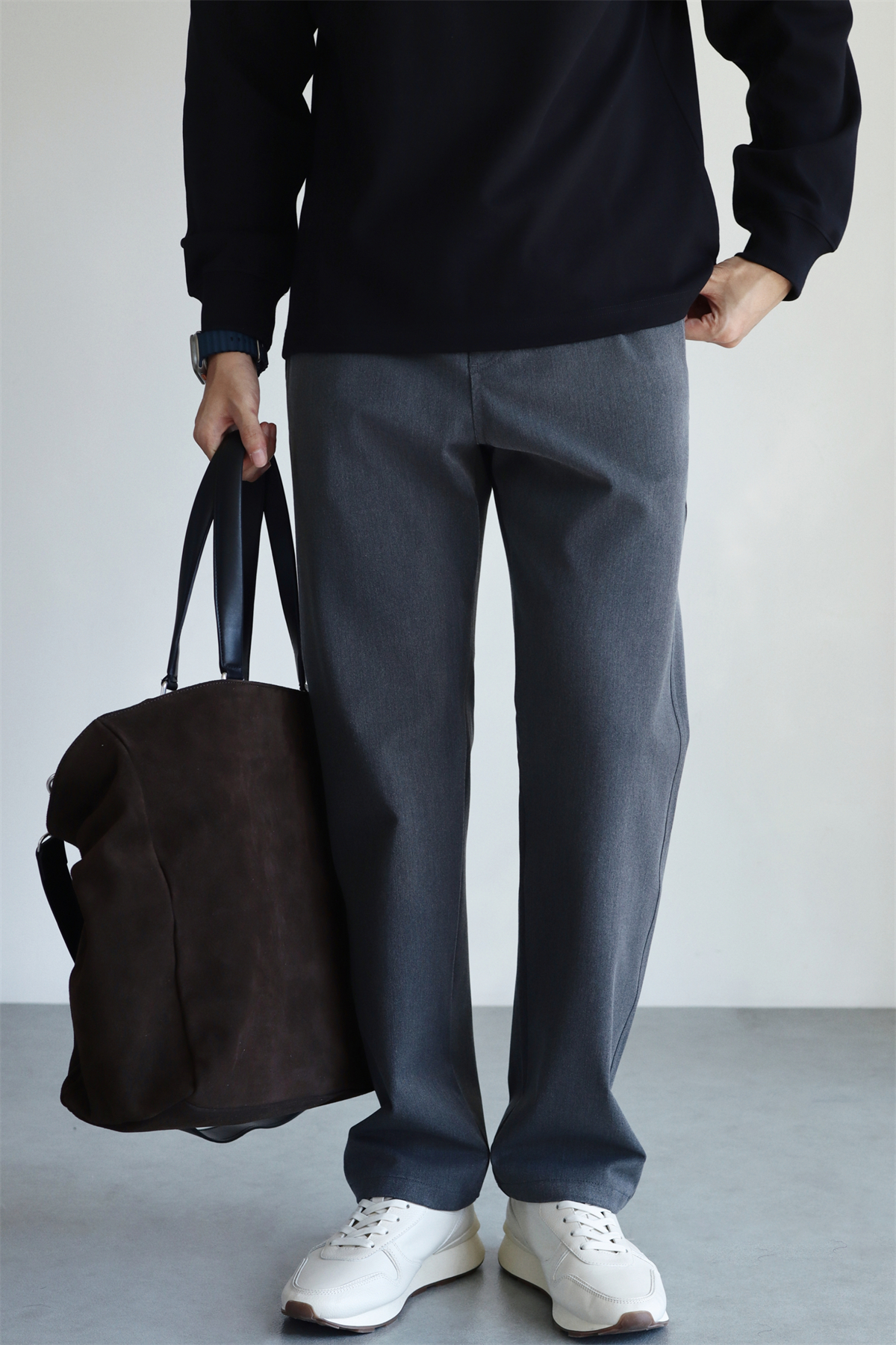 MONSEN Suitory No-Iron Zero Dyed Casual Trousers in Performance Blend product image