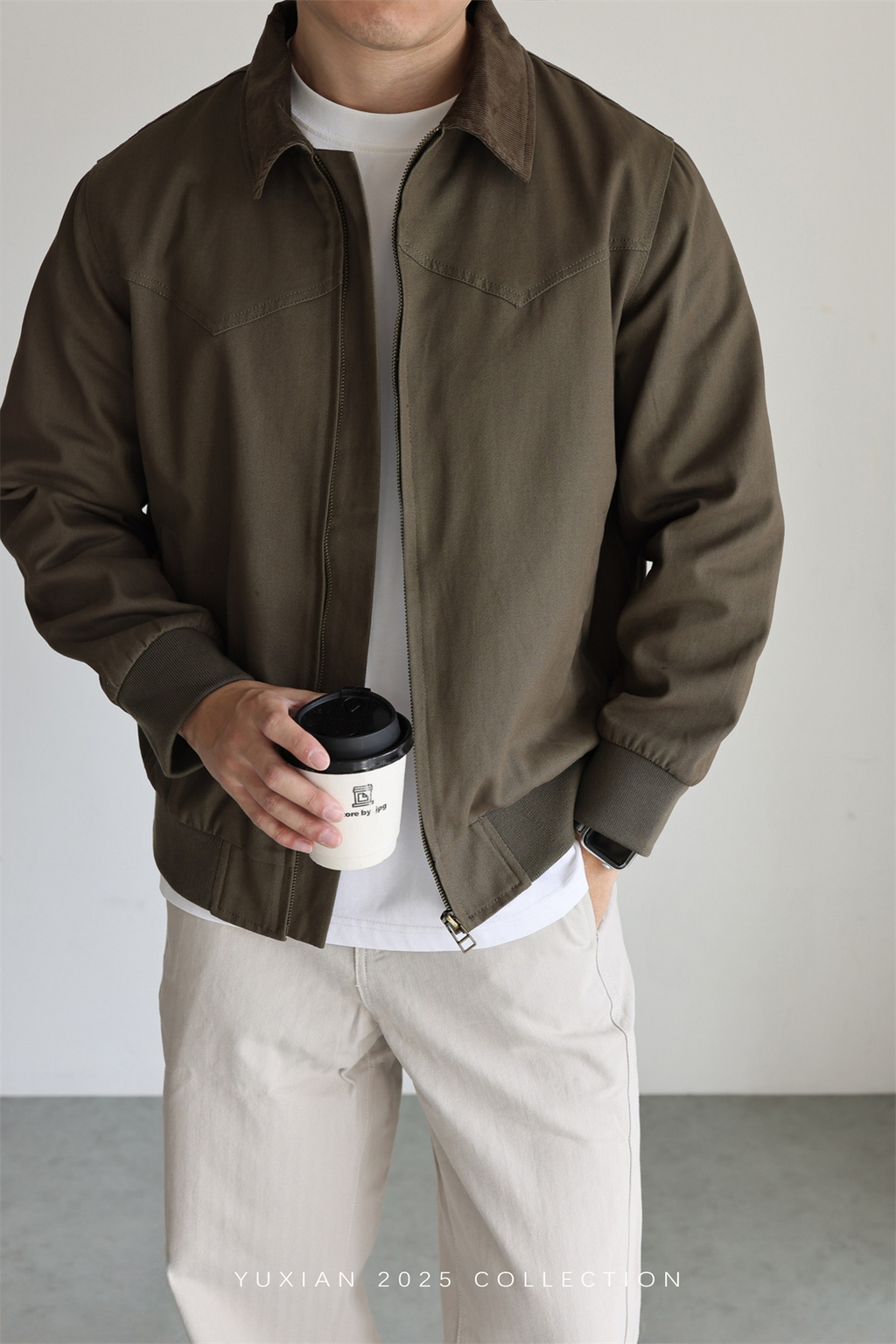 MONSEN Suitory Washed Cotton Twill Jacket product image