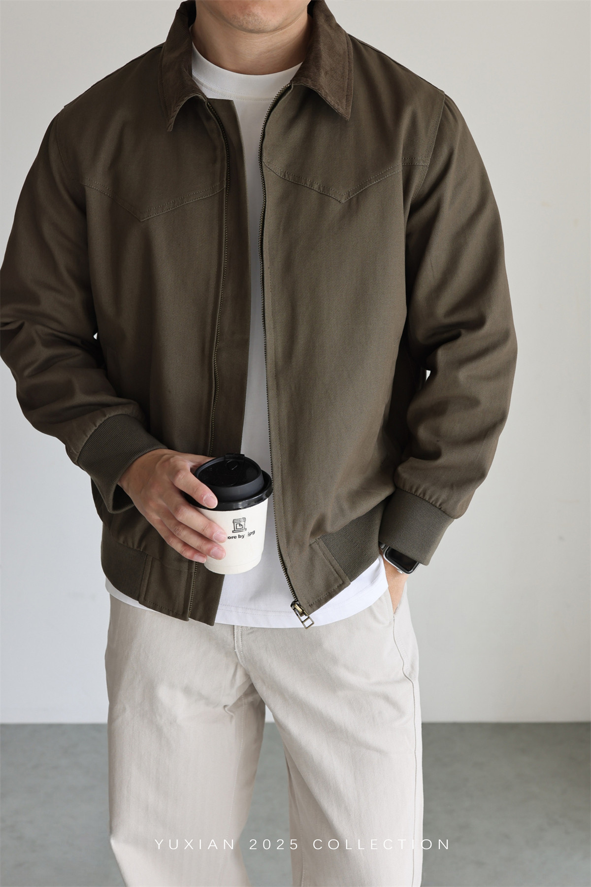 MONSEN Suitory Washed Cotton Twill Jacket product image
