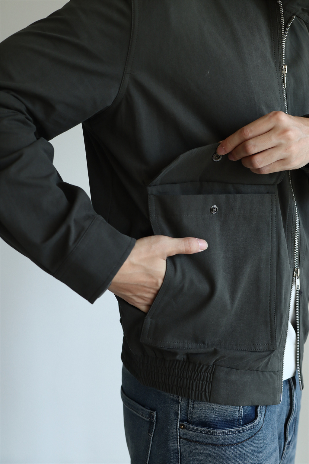 MONSEN Suitory G9 Harrington Washed Cotton Jacket product image