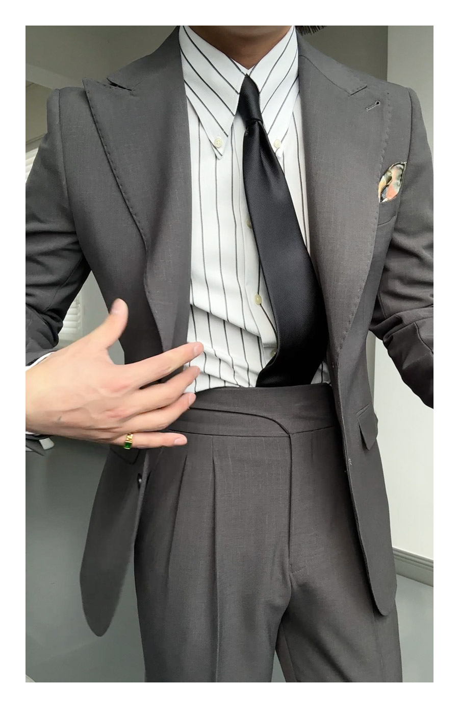 MONSEN Suitory Creative Series Naples-Style Suit in Performance Blend product image