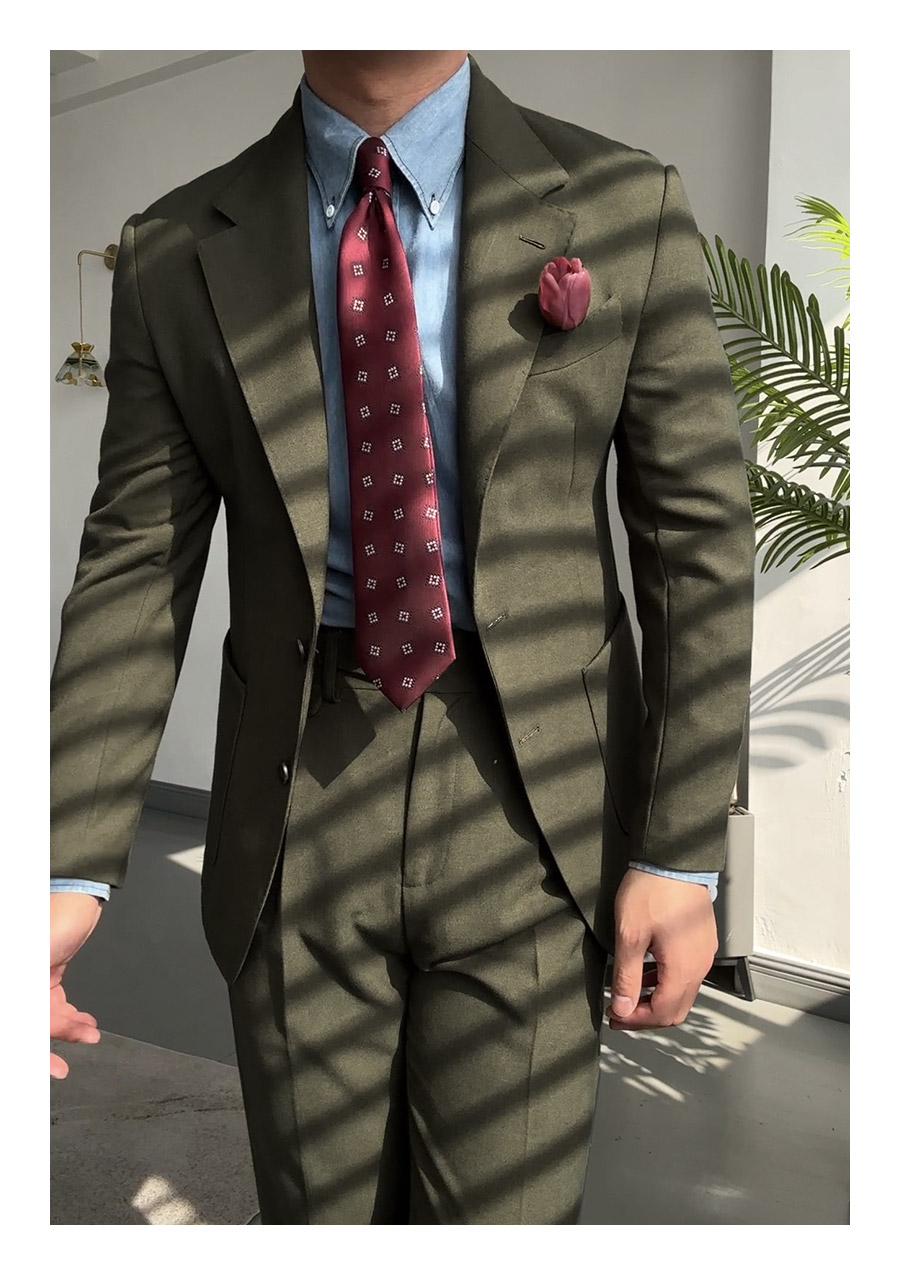 MONSEN Suitory Italian-Style Dress Tie in Silk Blend product image