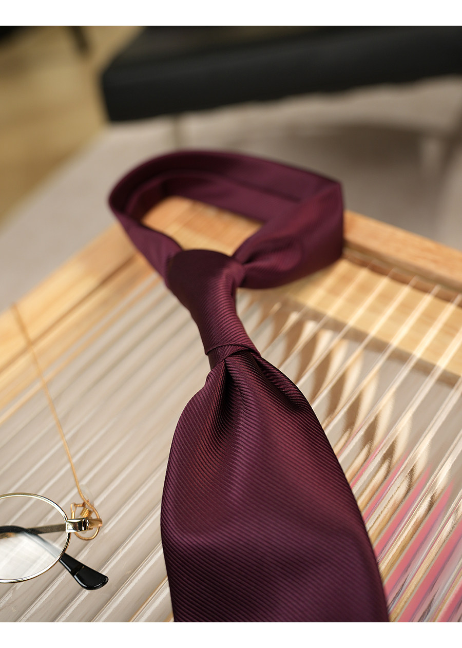 MONSEN Suitory Solid Twill Necktie product image