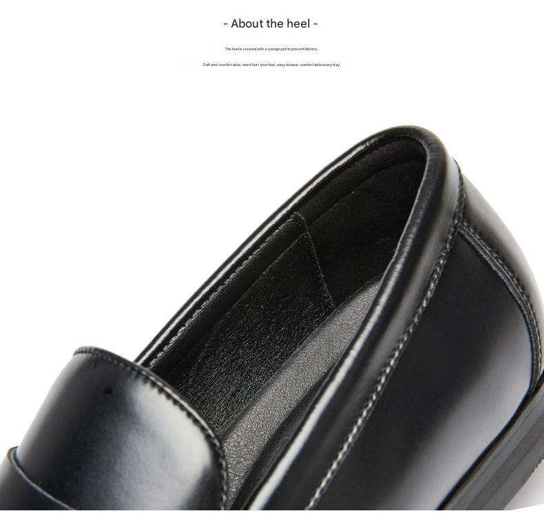 MONSEN Suitory Round Toe Slip-On Loafers in Denim product image