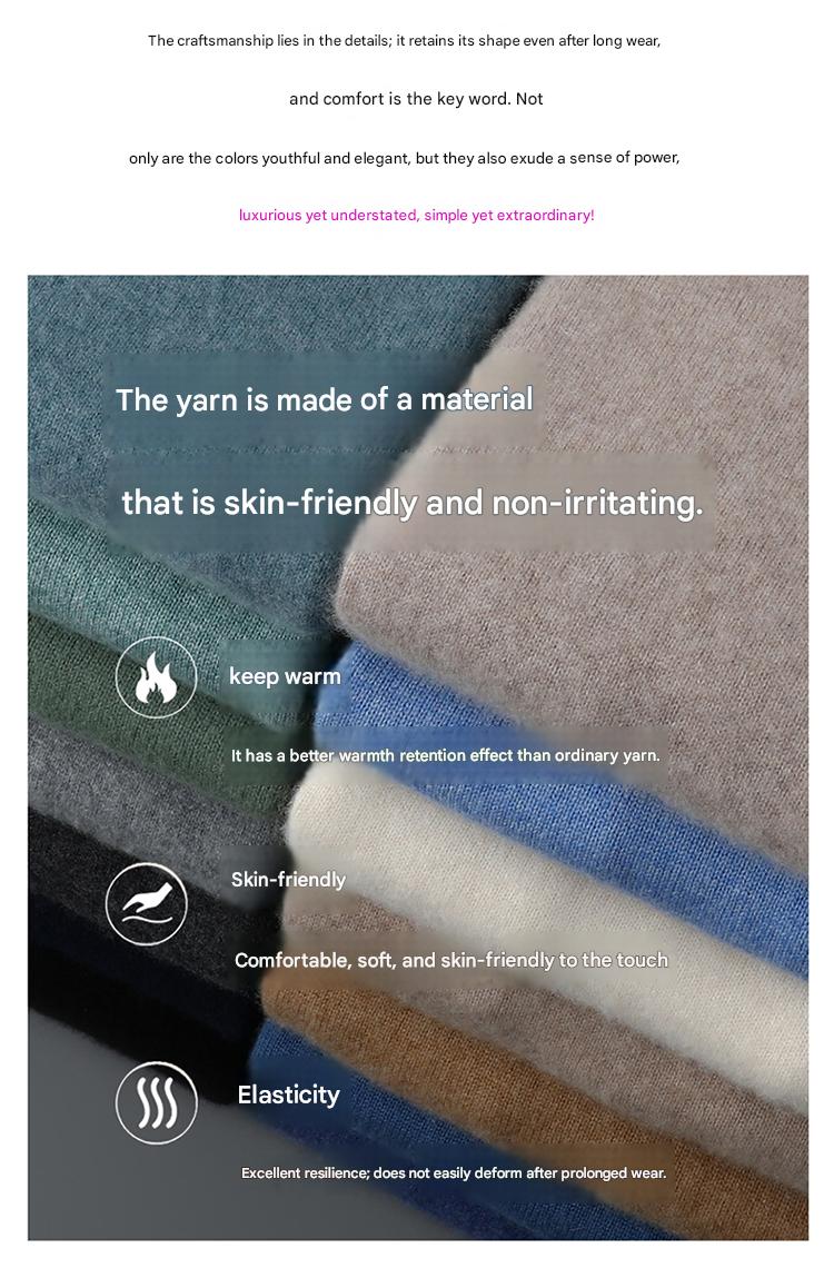 100% Wool Turtleneck Sweater 1