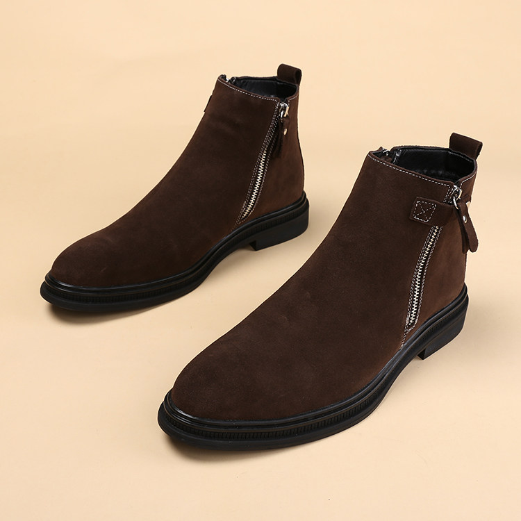 Genuine Suede Martin Boots