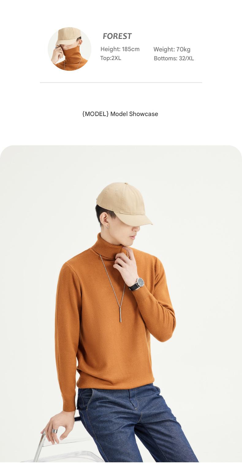 Slim Clean turtleneck sweater