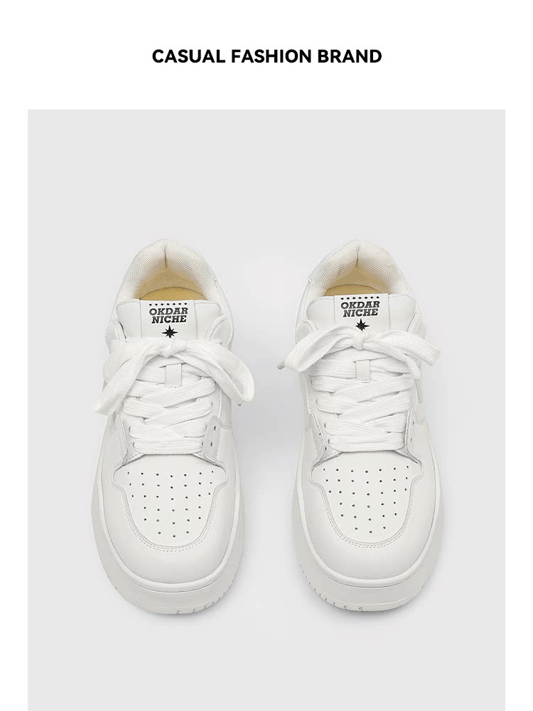 MONSEN Suitory Breathable Height-Boost Sneakers in Linen product image