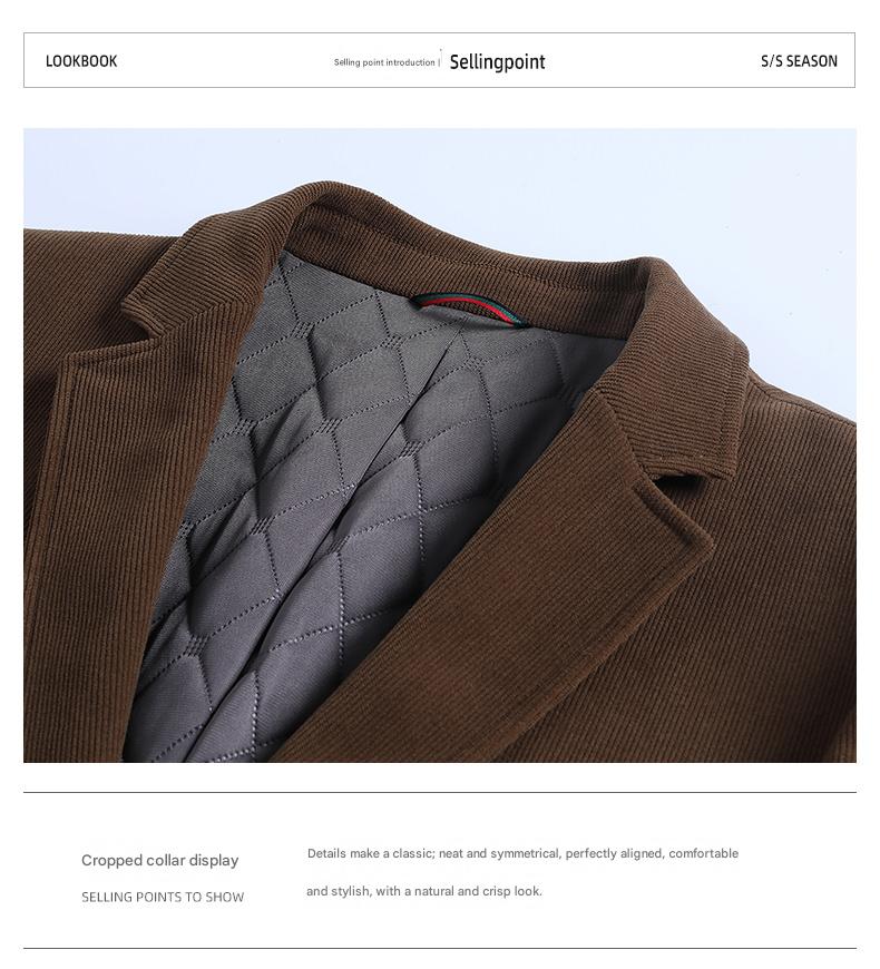 SF Corduroy Velveteen Blazer