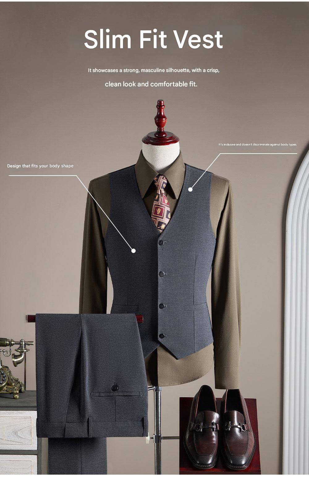 MONSEN Suitory A Refined Double-Breasted Suit in Performance Blend product image
