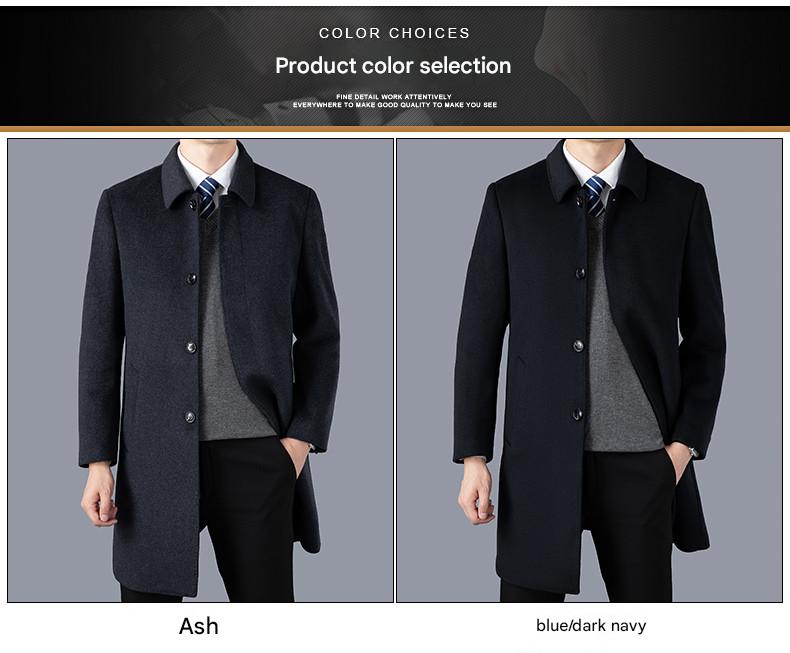Mid-Length Wool Coat