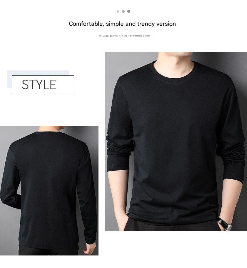 MONSEN Suitory Long Sleeve Crewneck T-Shirt in Cotton product image